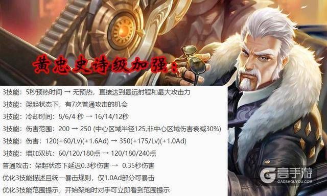 王者荣耀攻略_4.20更新8英雄调整，射手的春天来了么？  第3张